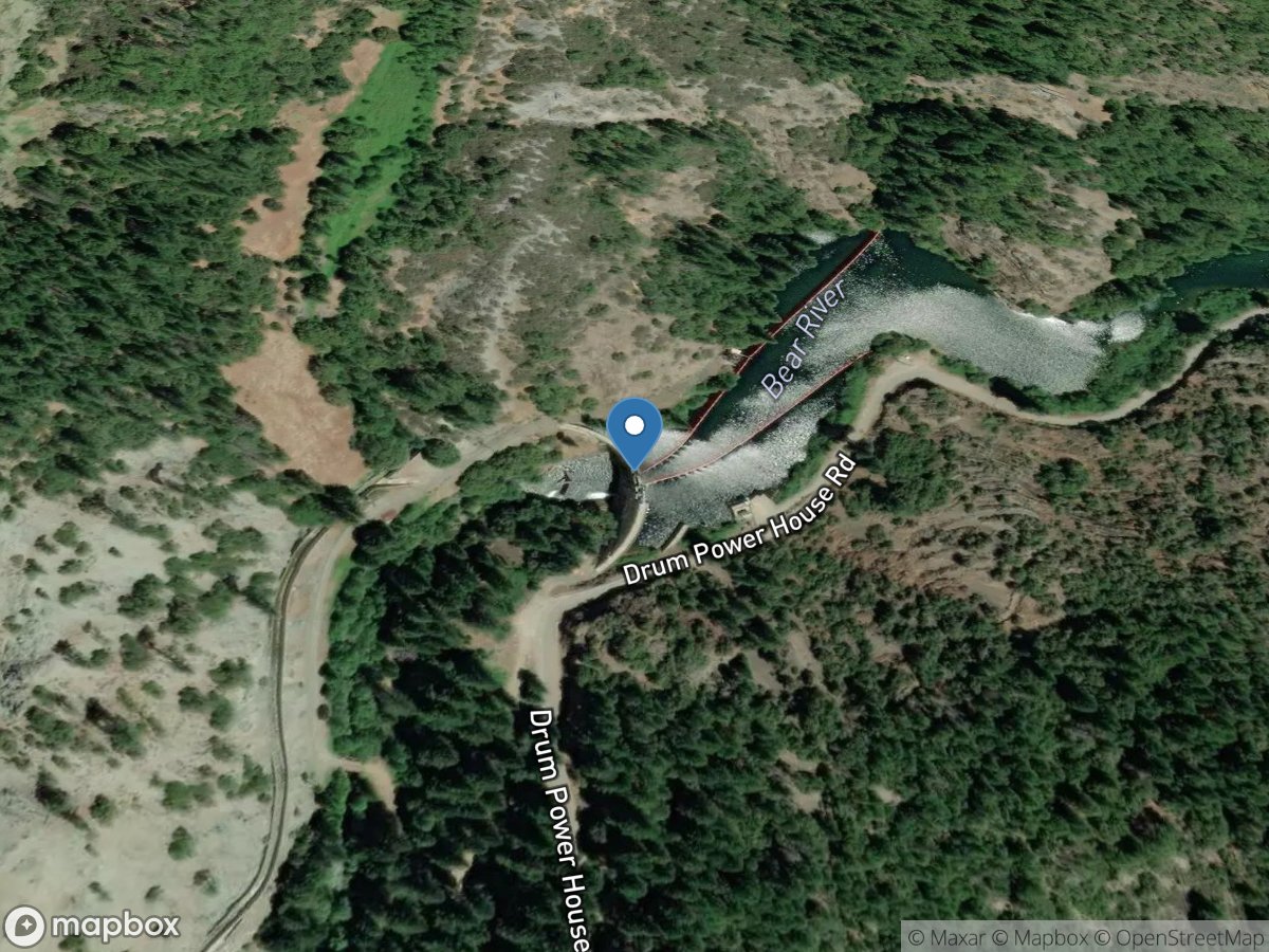 Bear River below Drum Afterbay near Blue Canyon CA location