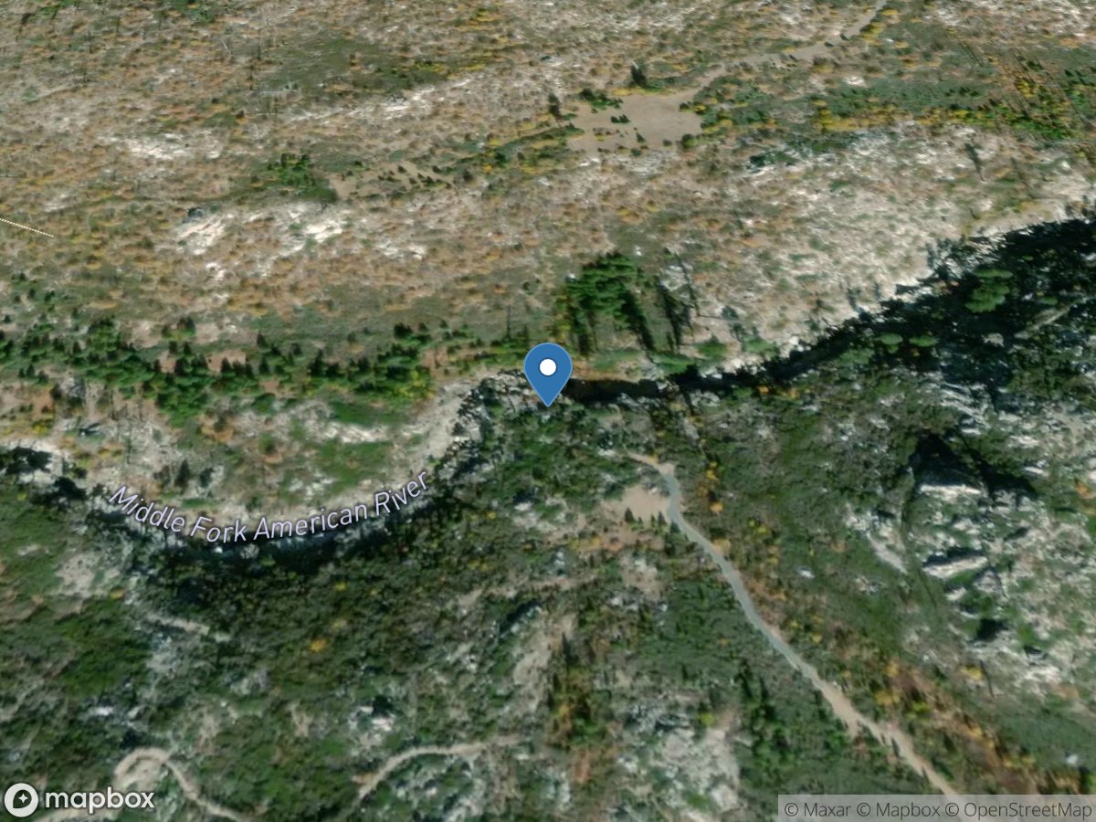 MF American River a French Meadows CA location