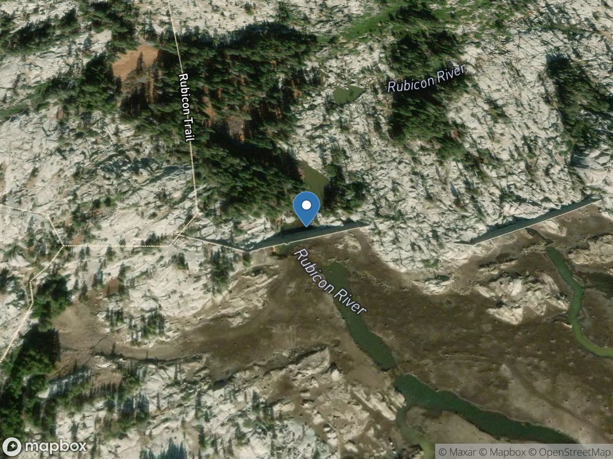 Rubicon River below Rubicon DAM near Meeks Bay CA location