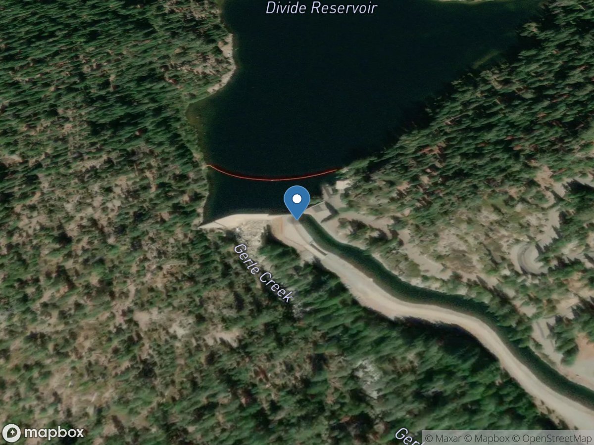 Gerle C Low Flow Release below Gerle Reservoir near Meeks Bay location