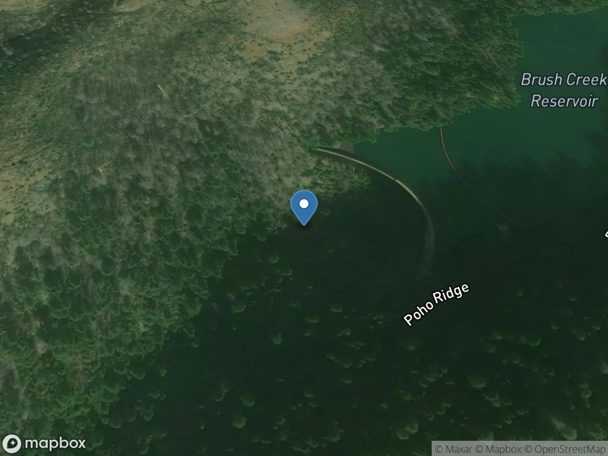 Brush Creek below Brush Creek DAM near Pollock Pines CA location