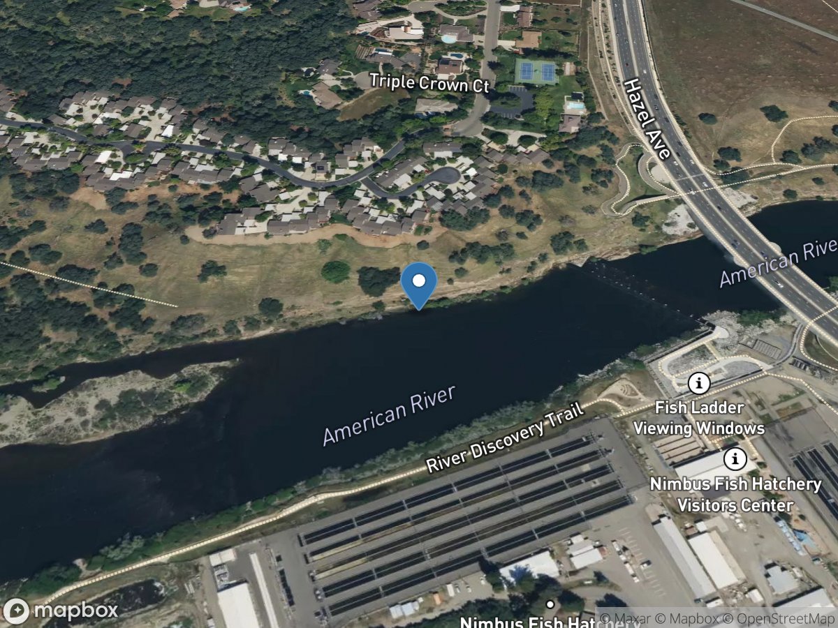 American River a Fair Oaks CA location