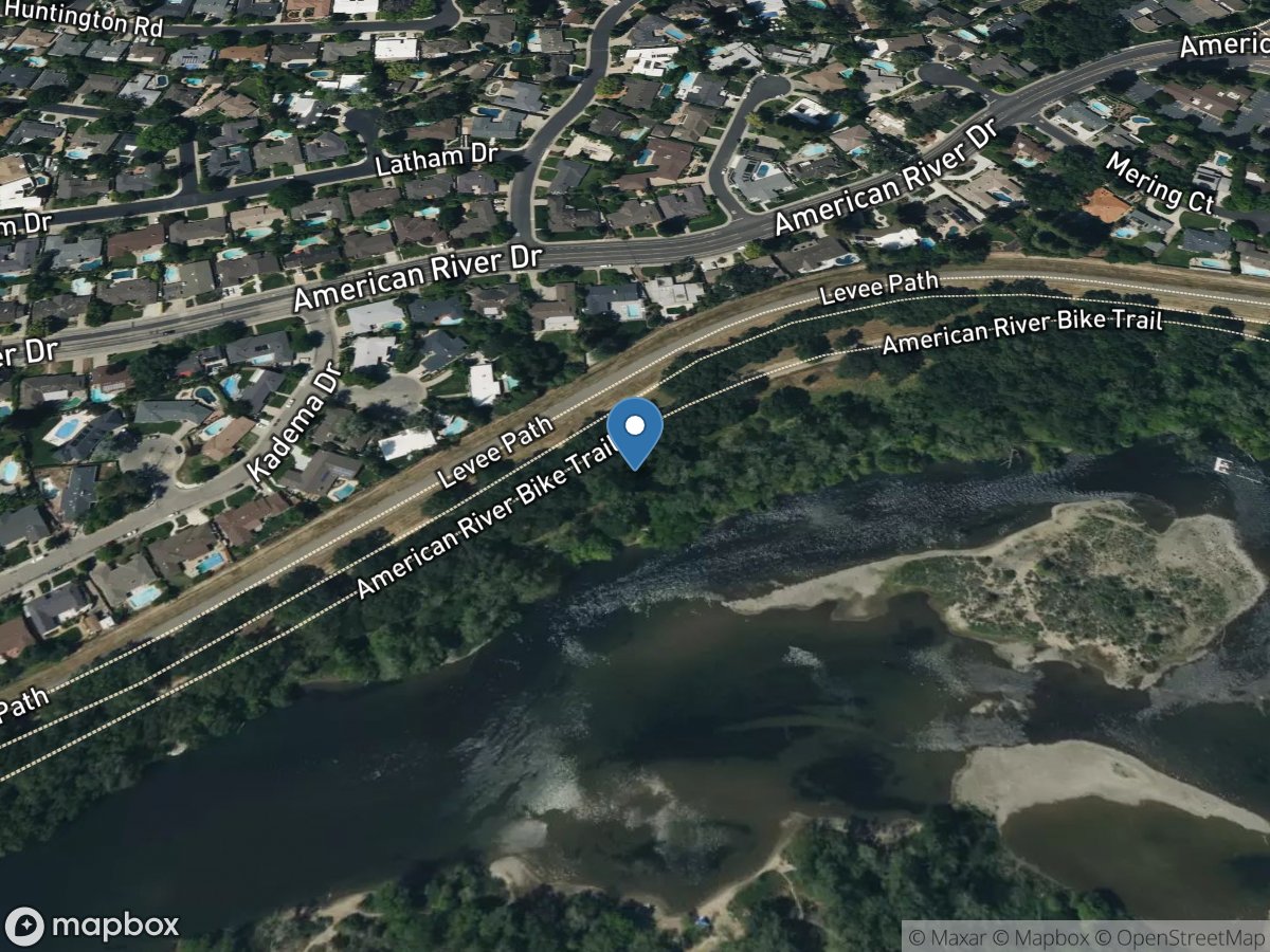 AMERICAN River Below WATT Avenue BRDG Near CARMICHAEL CA location