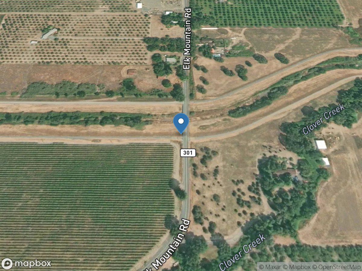 Clover C Bypass a Elk Mtn Road near Upper Lake CA location