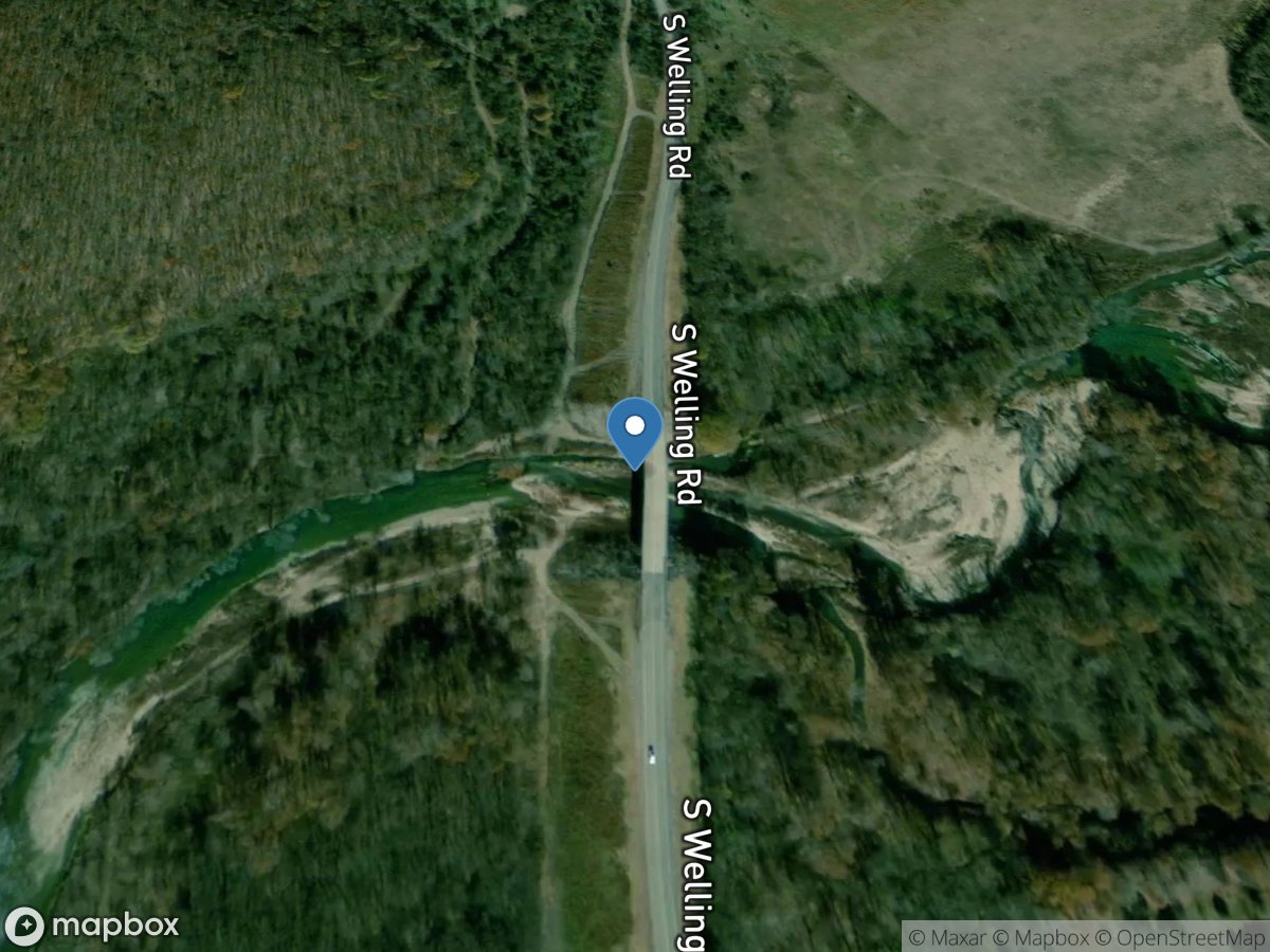 Caney Creek near Barber, OK location