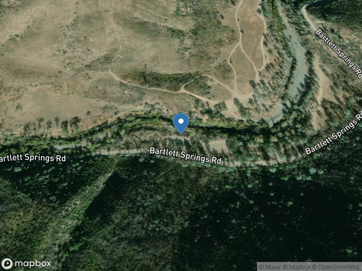 NF Cache Creek a Hough Spring near Clearlake Oaks CA location