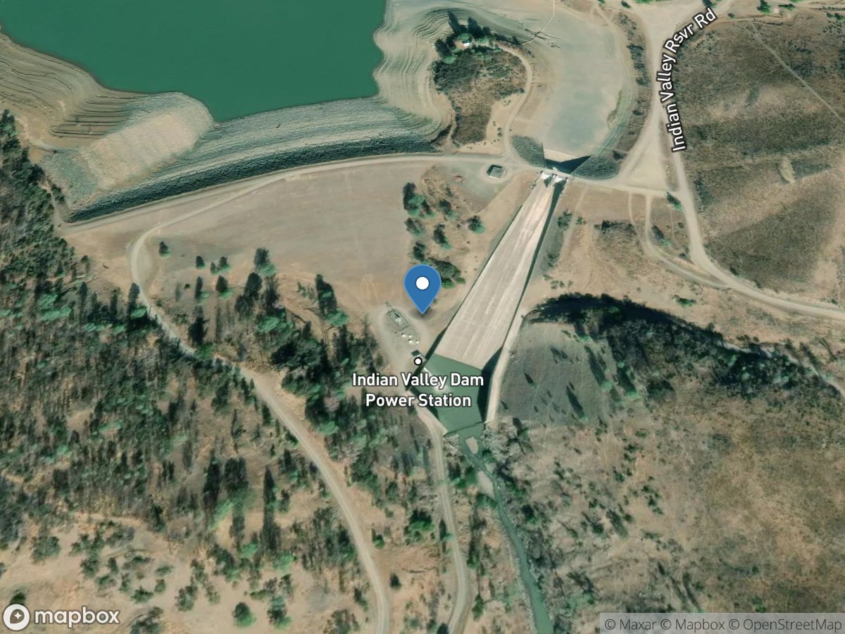 Indian Valley Ph Intake near Clearlake Oaks CA location