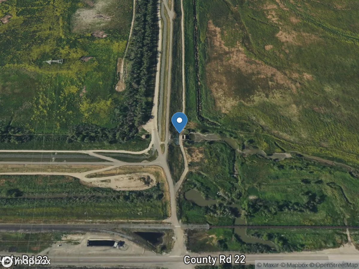 Cache C Total Flow From Settling Bas near Wood'ld CA location