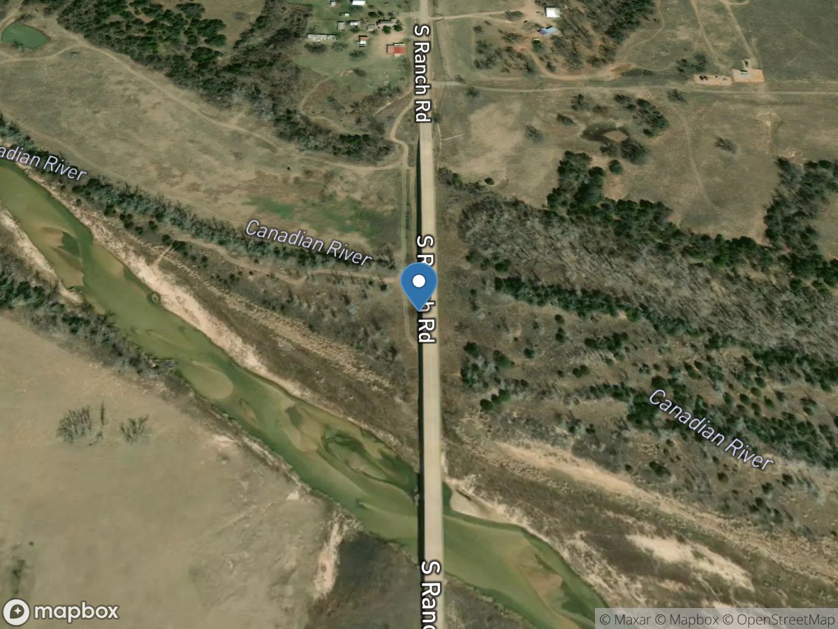 Canadian River near Cogar, Ok location