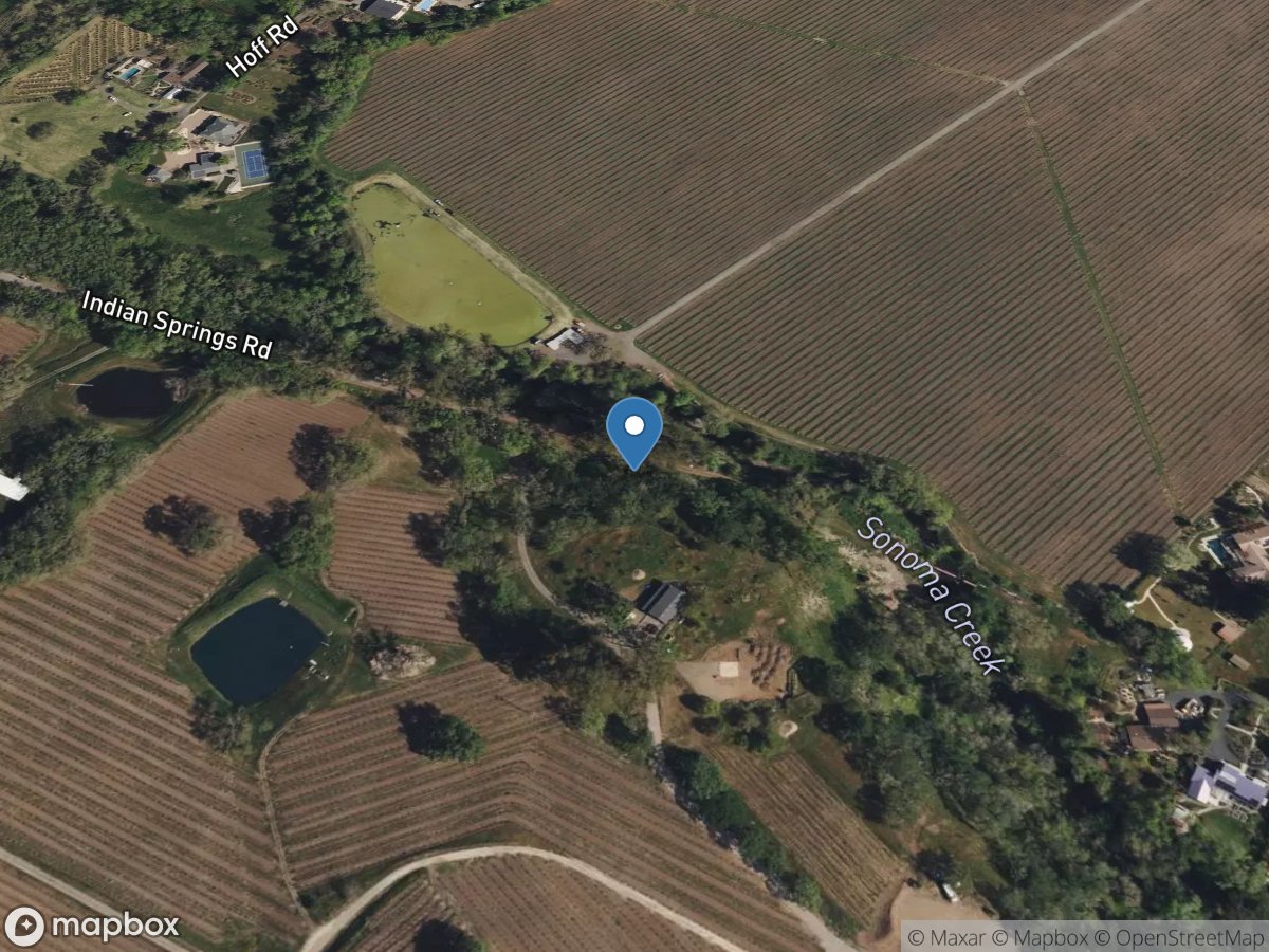 Sonoma Creek a Kenwood CA location