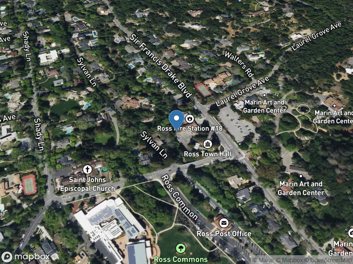 Corte Madera C a Ross CA location