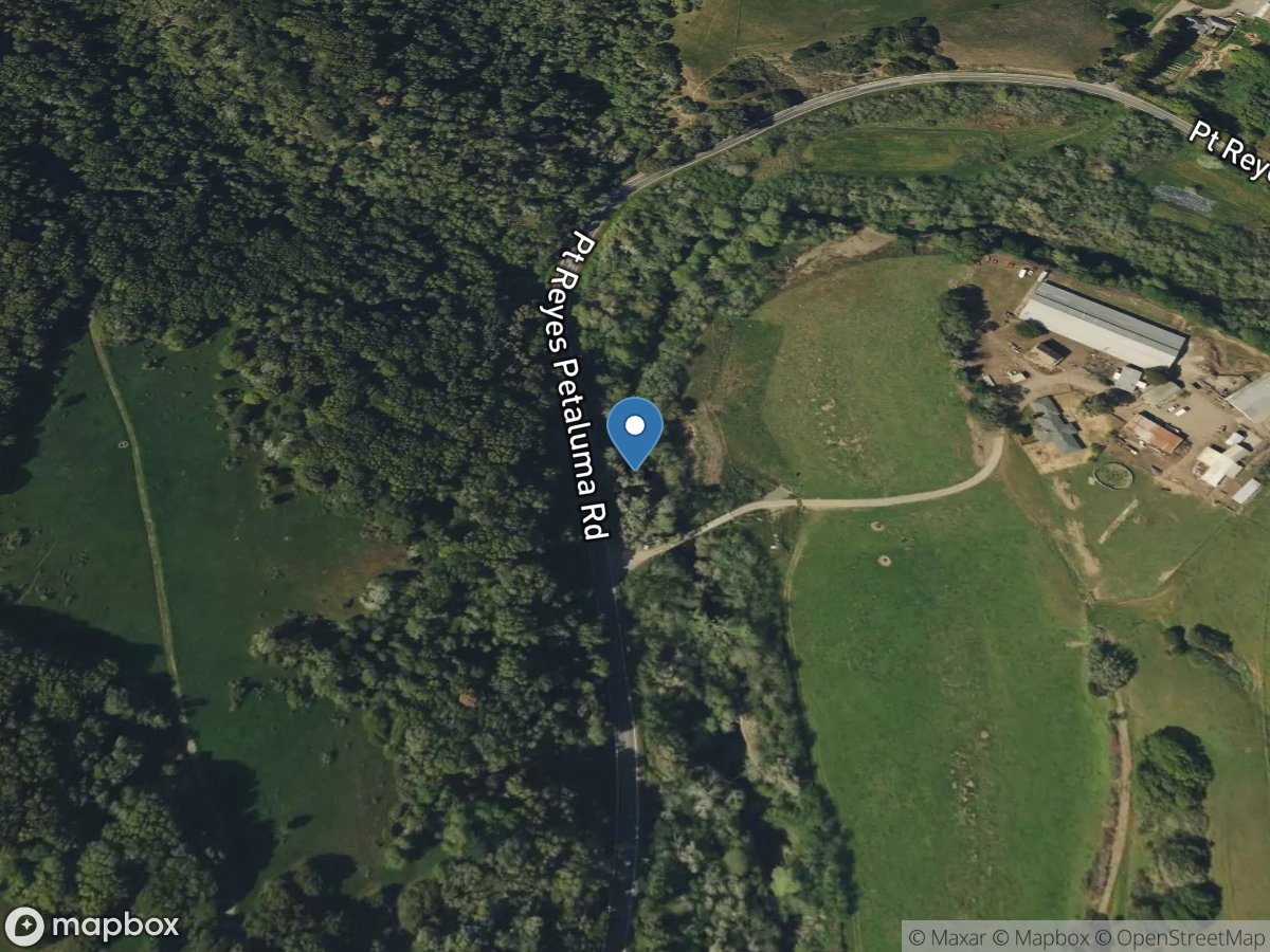 Lagunitas Creek near Pt Reyes Station CA location