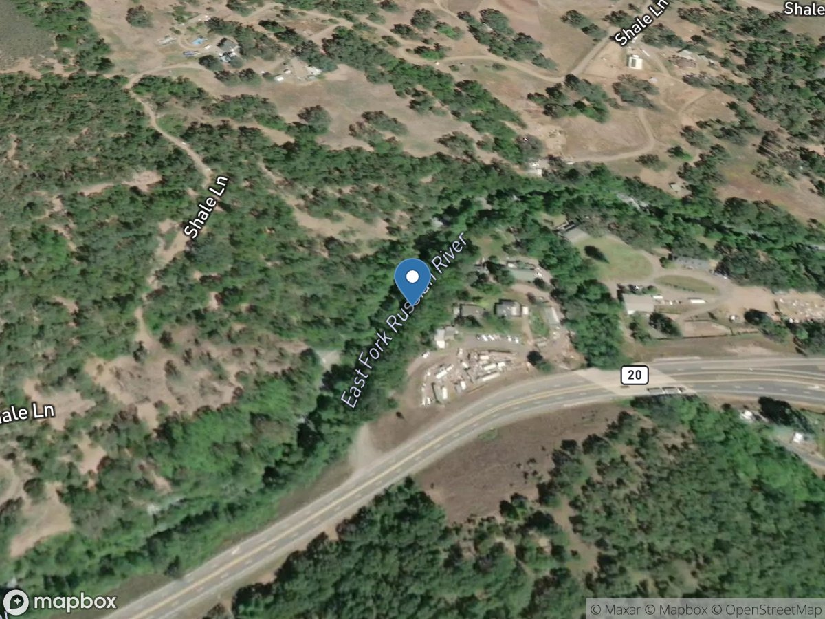 EF Russian River near Calpella CA location