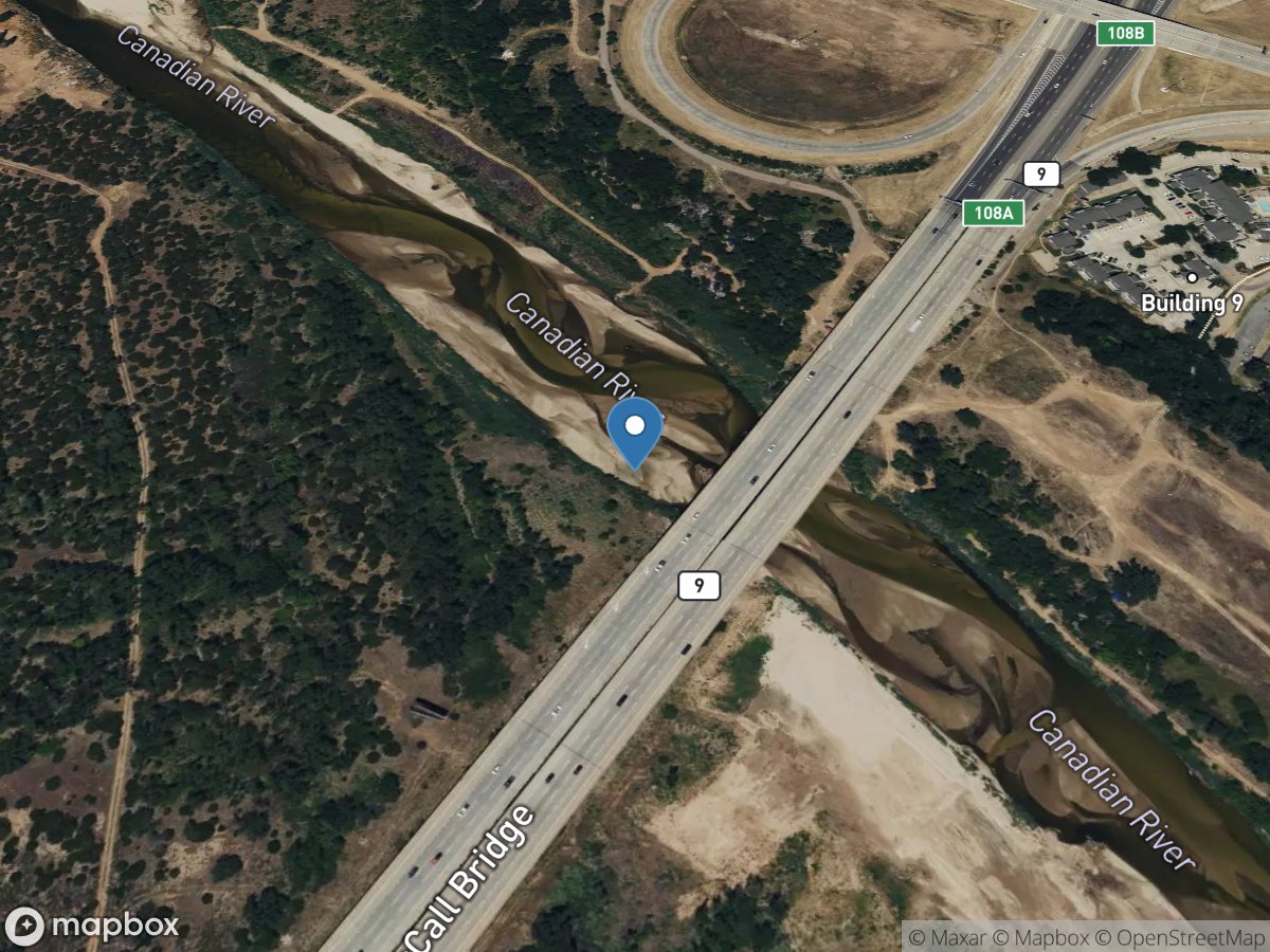 Canadian River at Norman, OK location