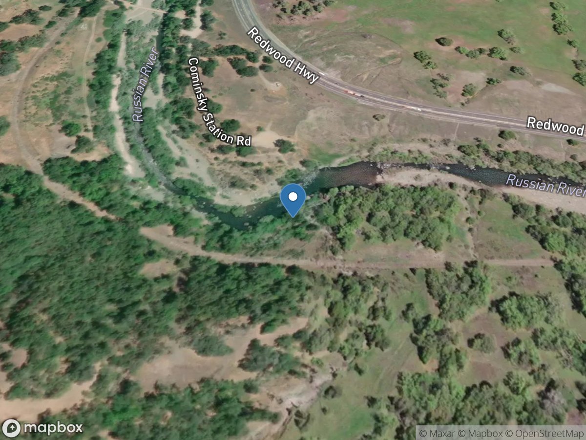 Russian River near Cloverdale CA location