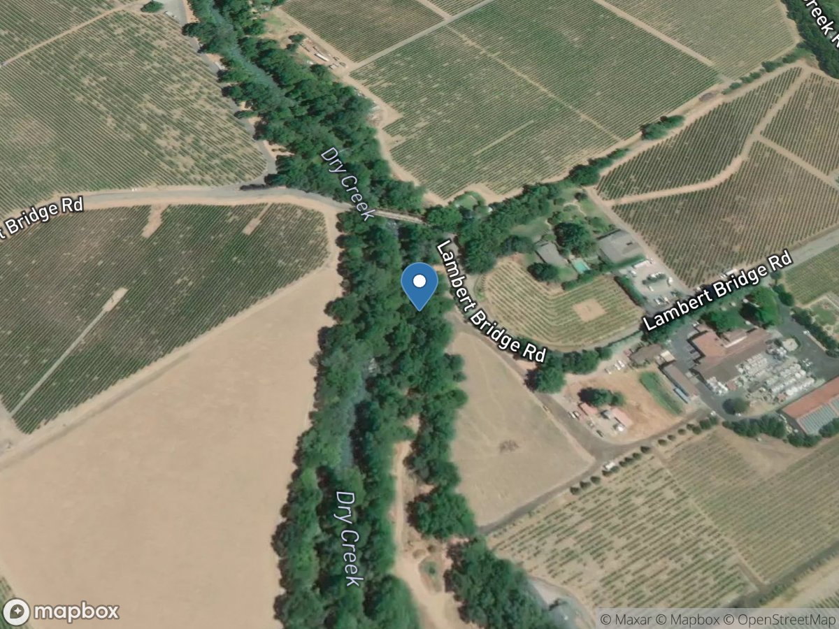 DRY Creek Below LAMBERT Branch Near GEYSERVILLE CA location