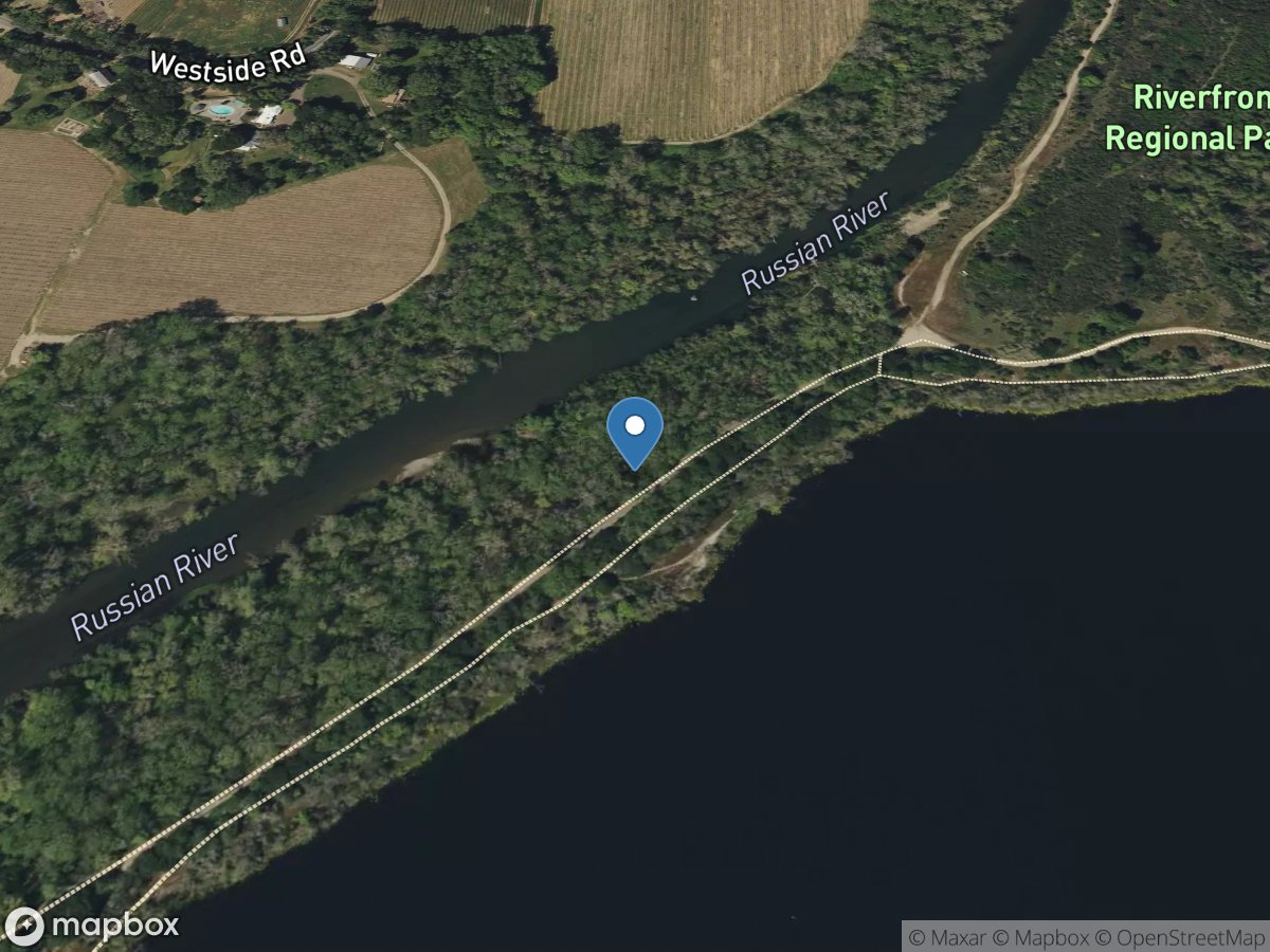 Russian River near Windsor CA location
