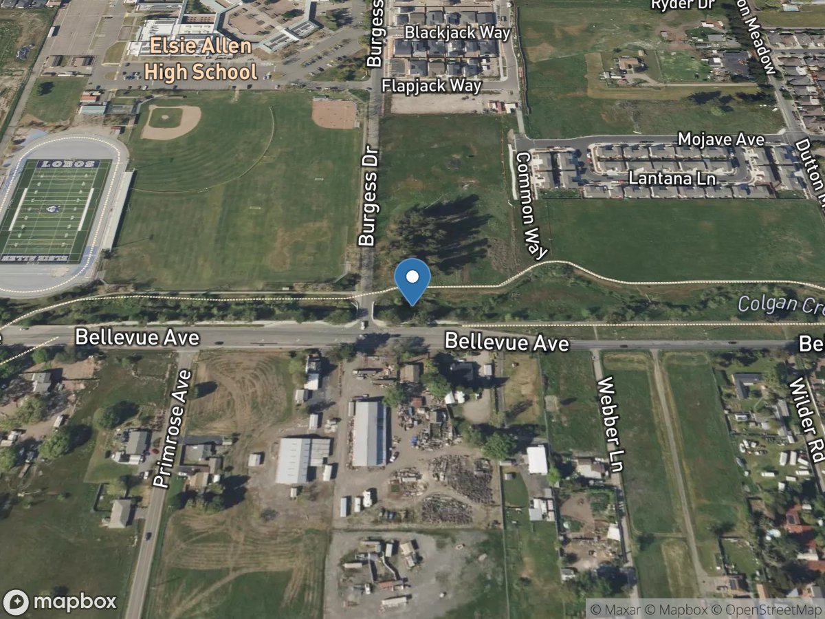 Colgan Creek near Santa Rosa CA location