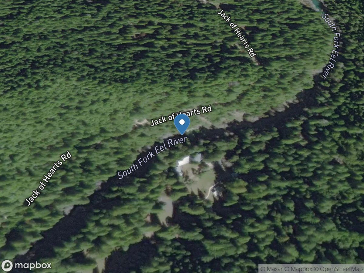 SF Eel River near Branscomb CA location