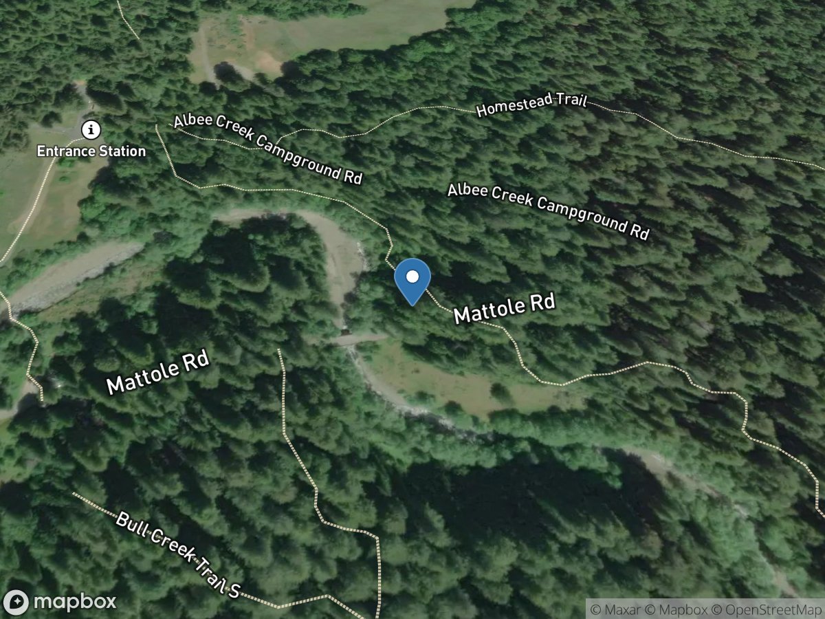 BULL Creek Near WEOTT CA location