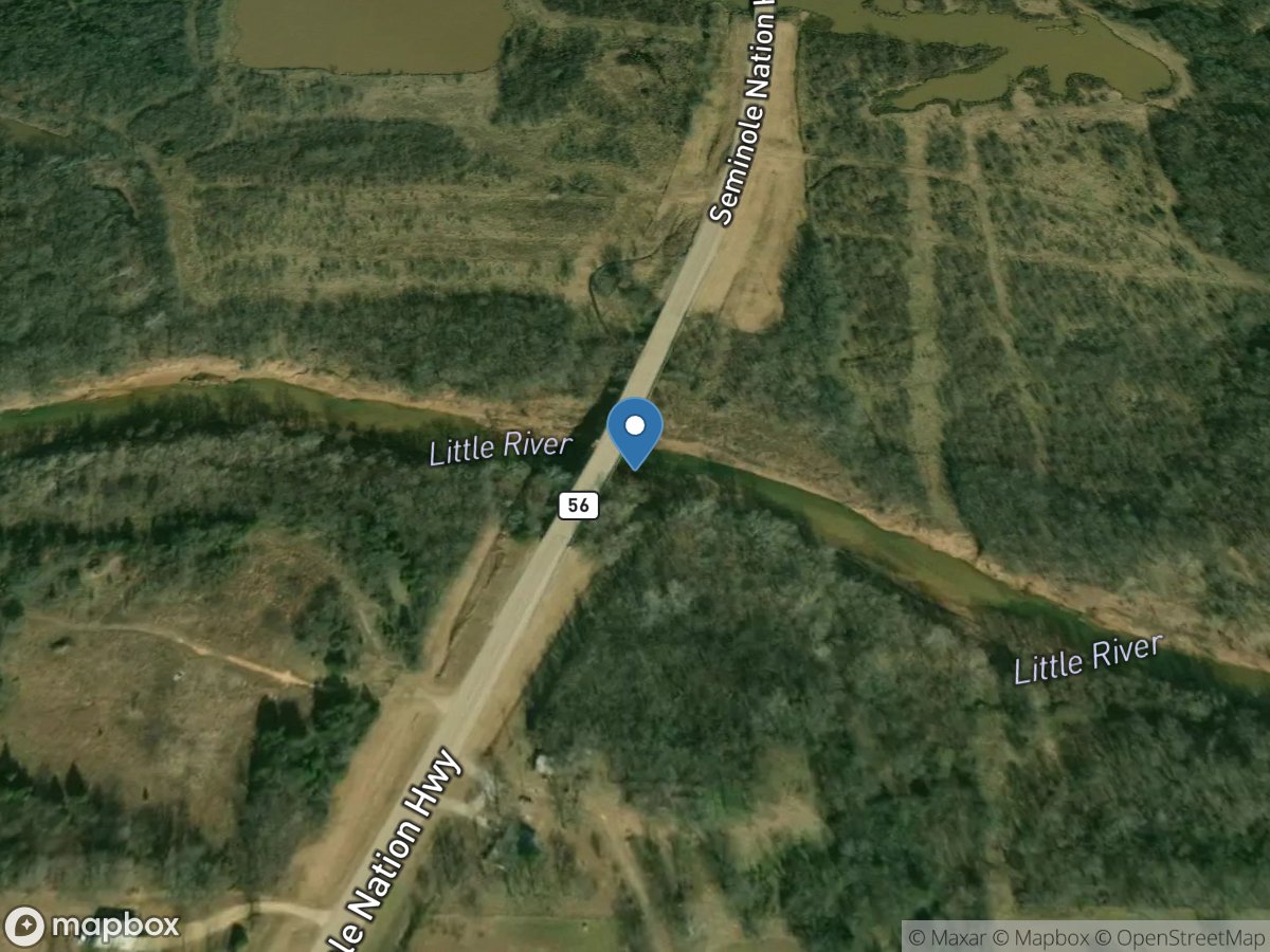 Little River near Sasakwa, OK location