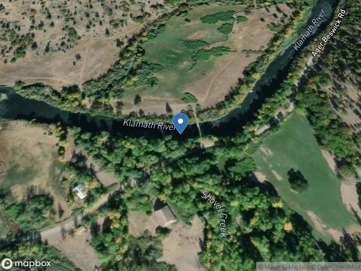 KLAMATH River Above SHOVEL Creek Near COPCO CA location