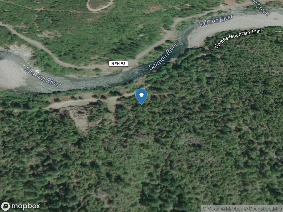 Salmon River a Somes Bar CA location