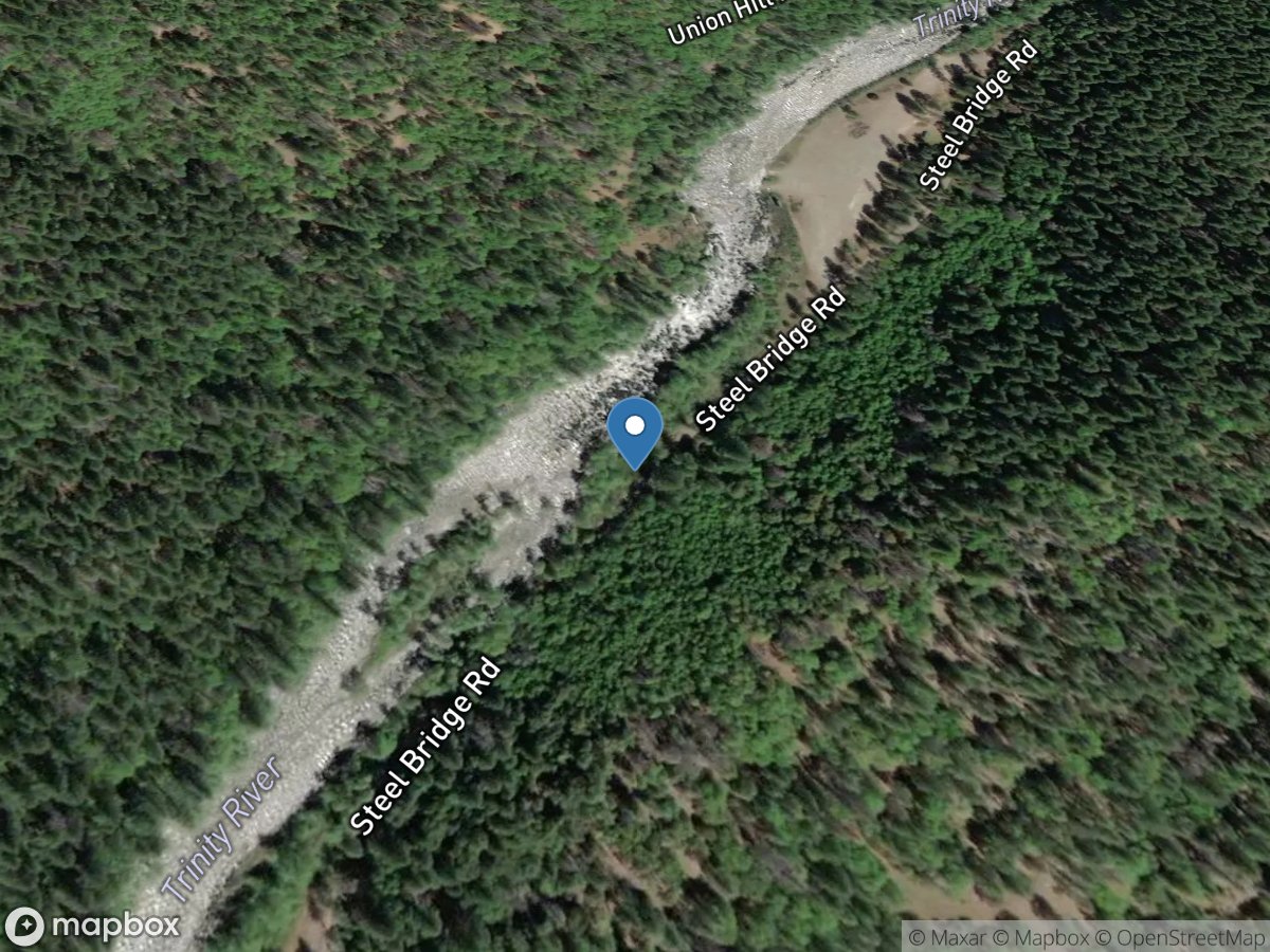 Trinity River below Limekiln Gulch near Douglas City CA location