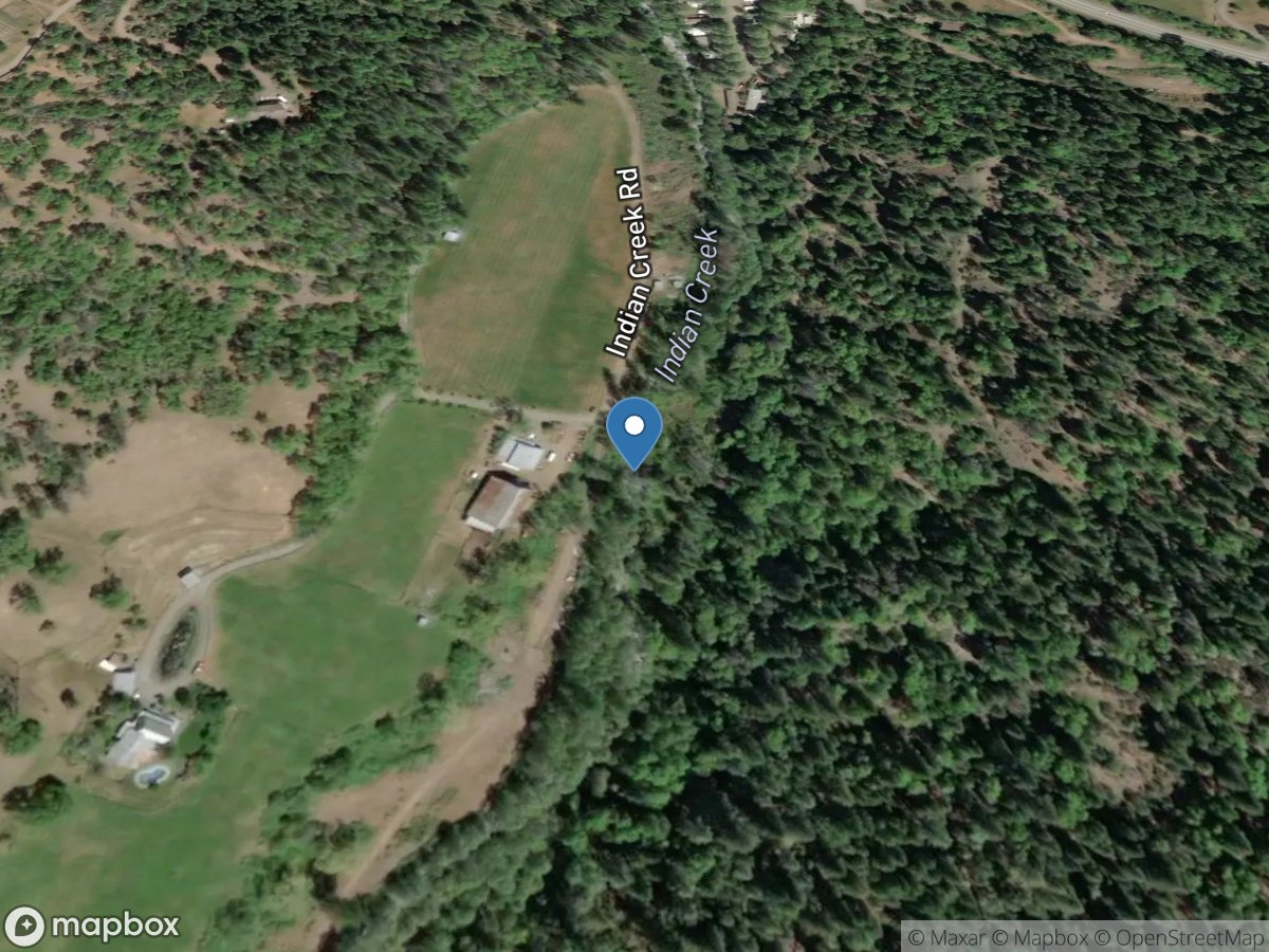 Indian Creek near Douglas City CA location