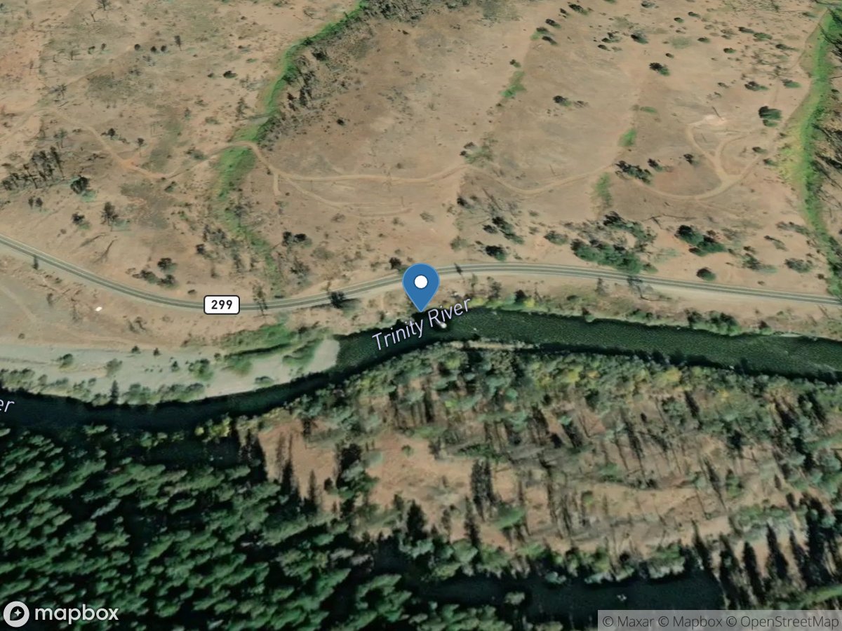 TRINITY River Above North Fork TRINITY River Near HELENA CA location