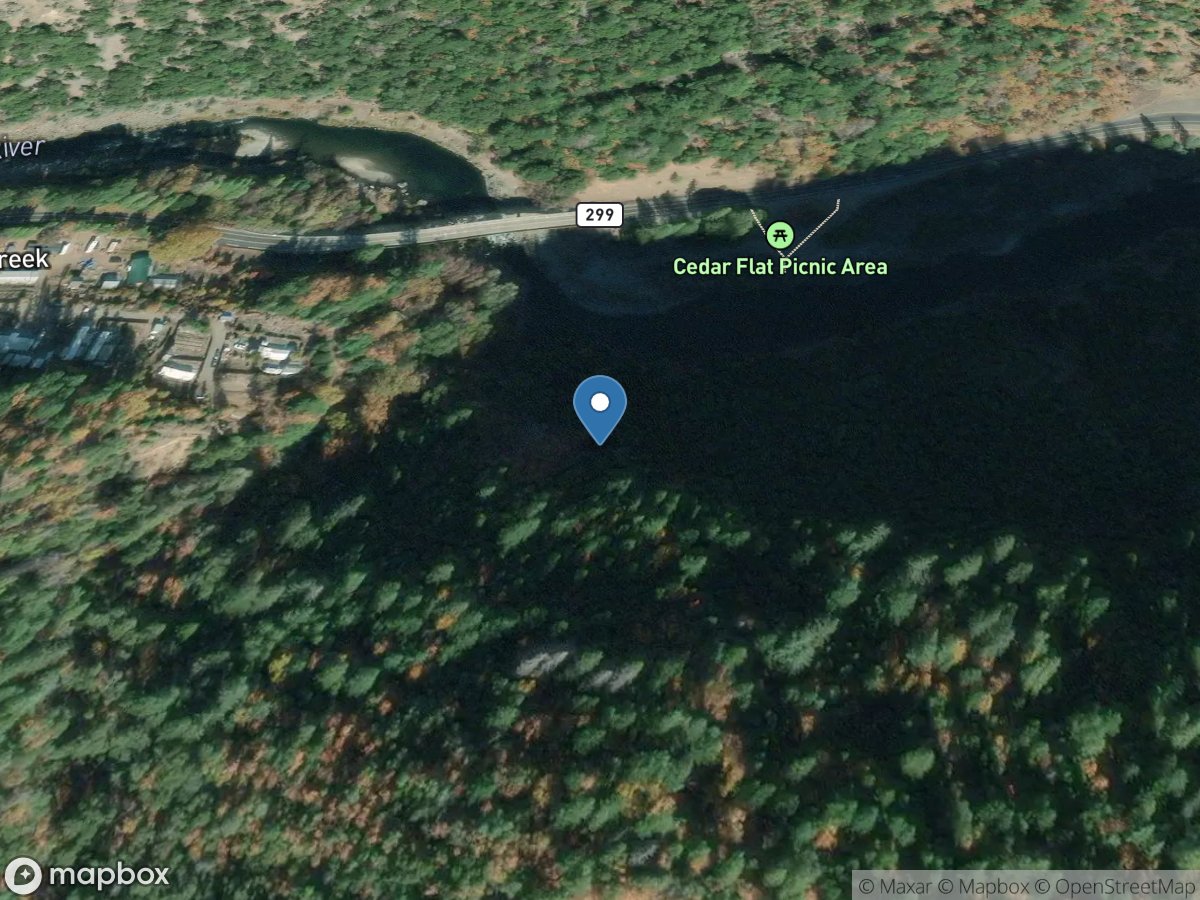 Trinity River near Burnt Ranch CA location