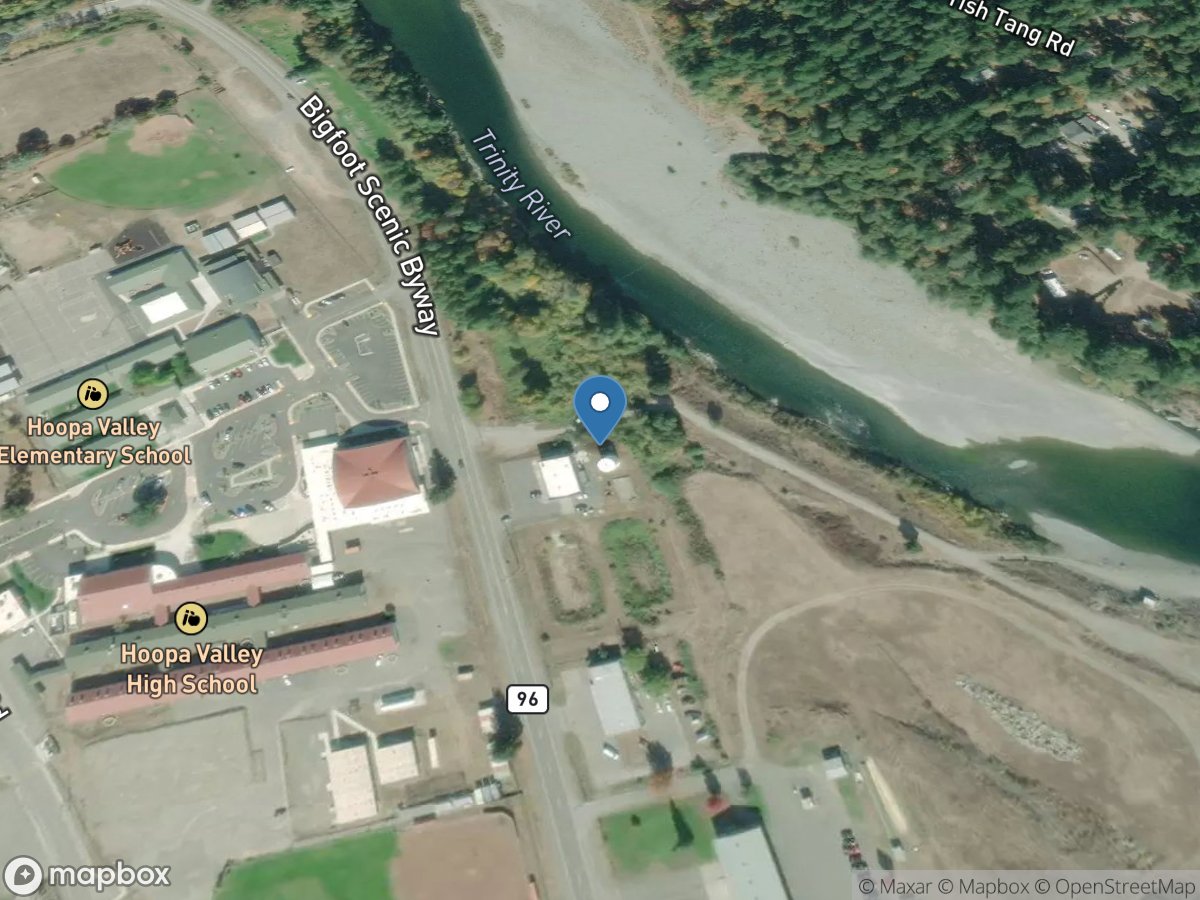 Trinity River a Hoopa CA location