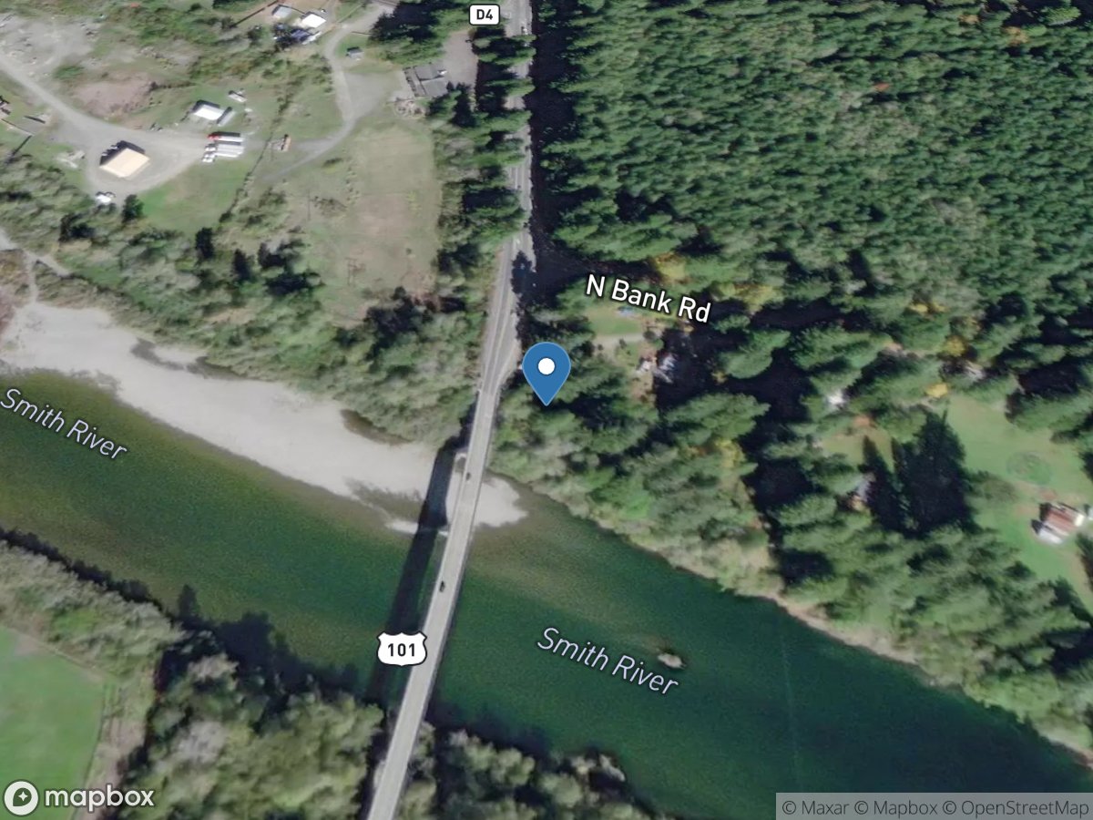 Smith River near Fort Dick CA location