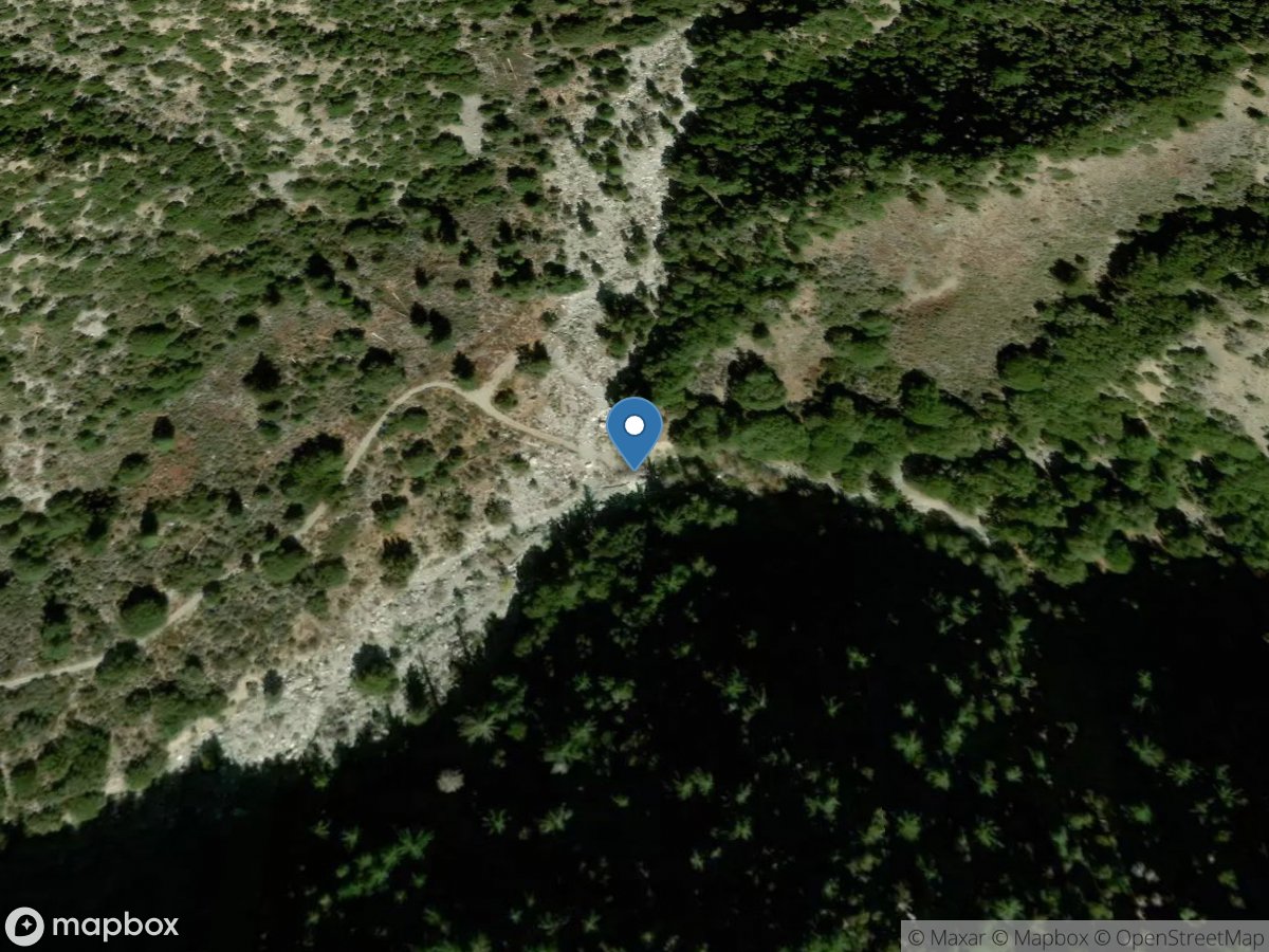 Burnt Canyon Creek above DIV DAM near Banning CA location