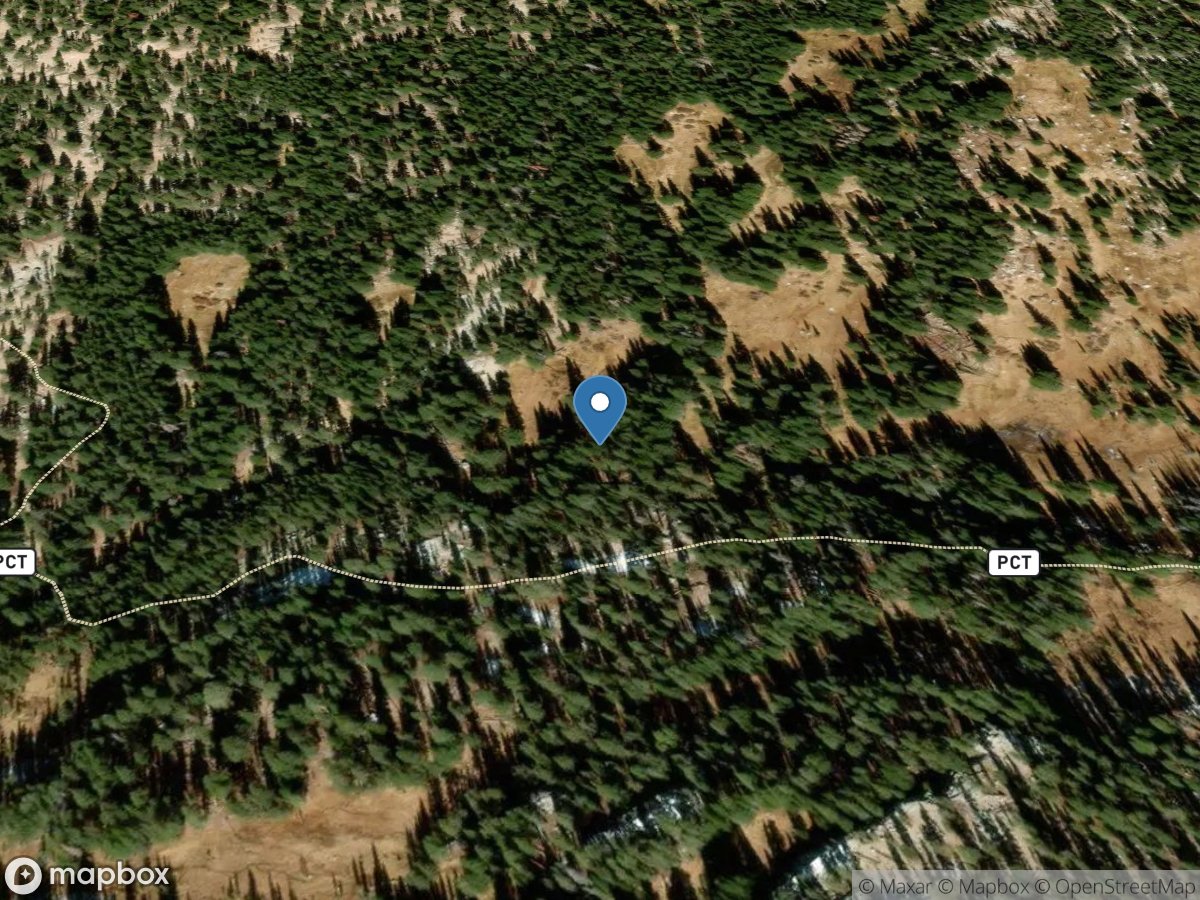 Rock Creek below Pacific Crest Trail, Seki, CA location