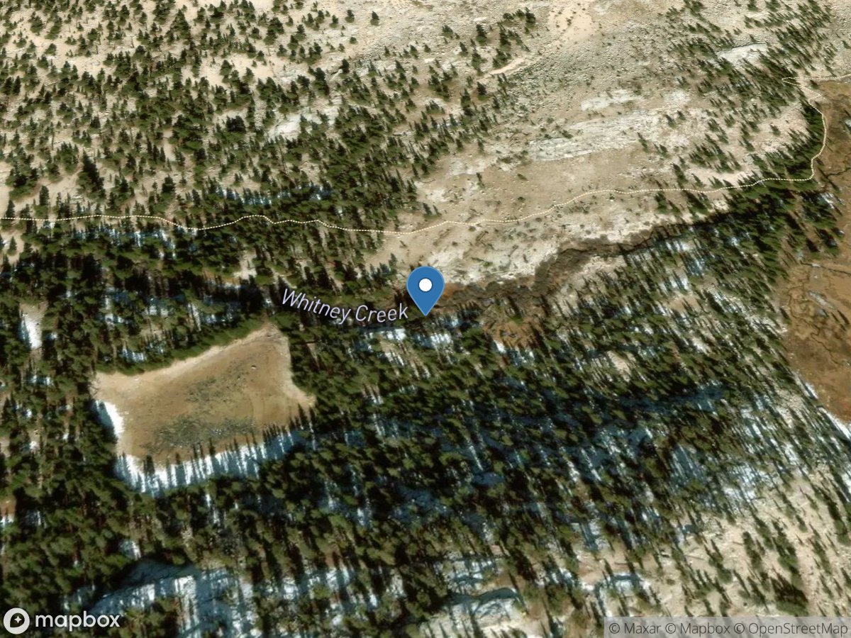 Whitney Creek, Seki, CA location