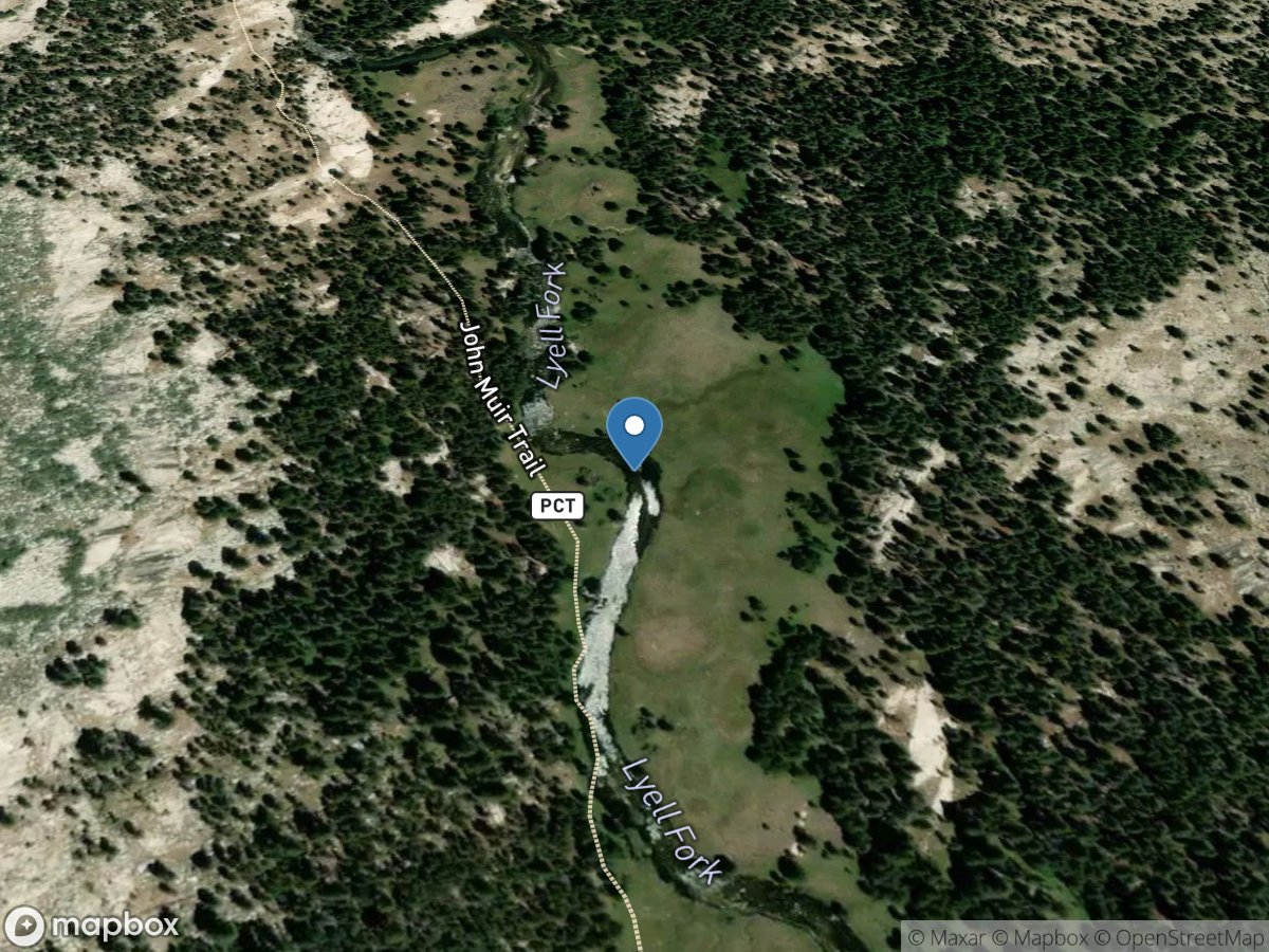 LYELL Fork TUOLUMNE River 1.4 MI Below KUNA Creek Near TUOLUMNE M location