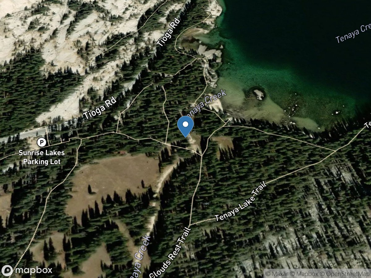 Tenaya Creek below Tenaya Lake Outlet near Tuolumne Meadows location