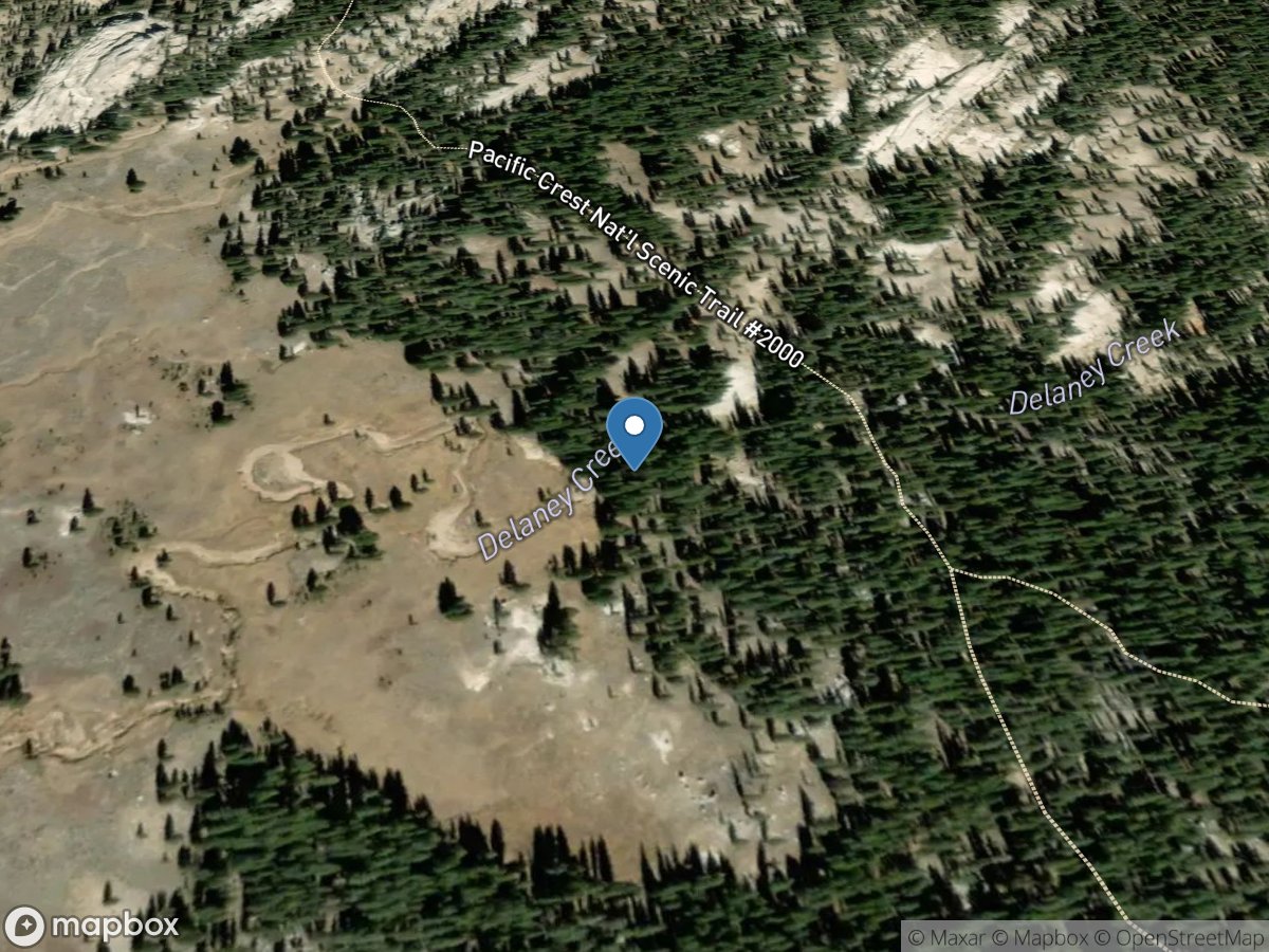 Delaney Creek above Delany Mdw near Tuolumne Meadows CA location