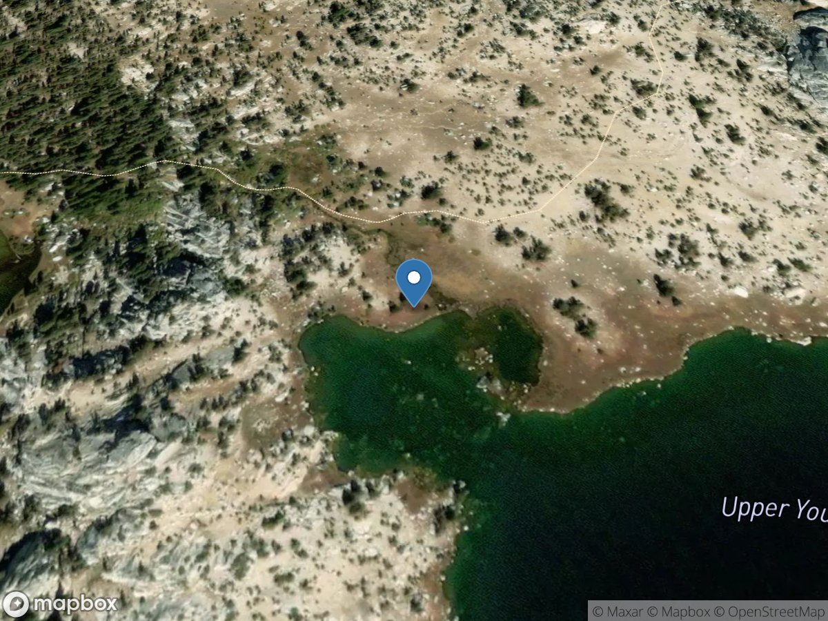 Upper Young Lake Outlet near Tuolumne Meadows CA location