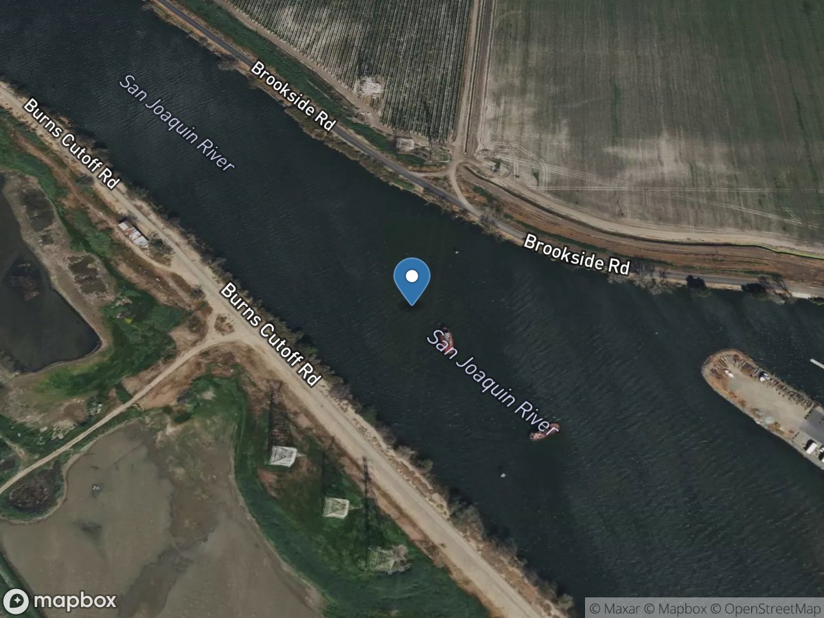 San Joaquin River above Buckley Cove near Stockton CA location