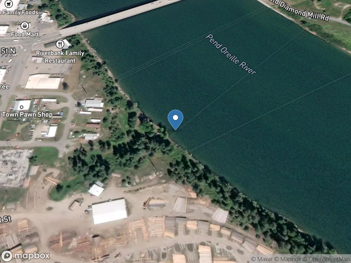 Pend Oreille River at Newport WA location