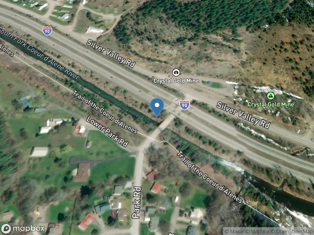 SF Coeur D Alene at Elizabeth Park near Kellogg ID location