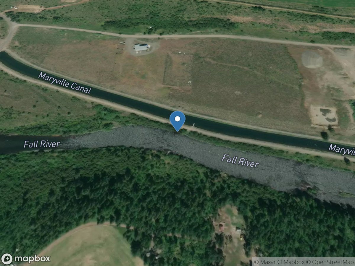 Fall River near Squirrel ID location