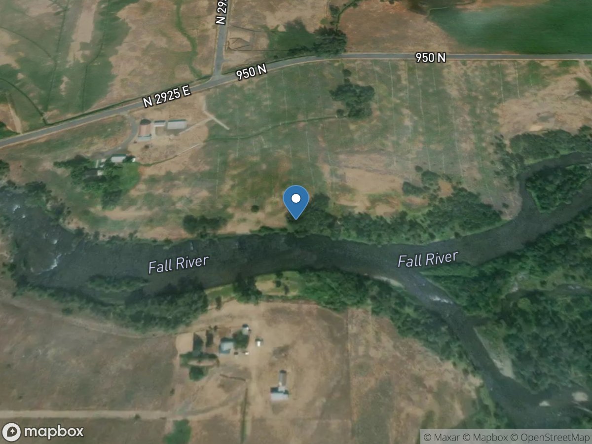 Fall River near Chester ID location