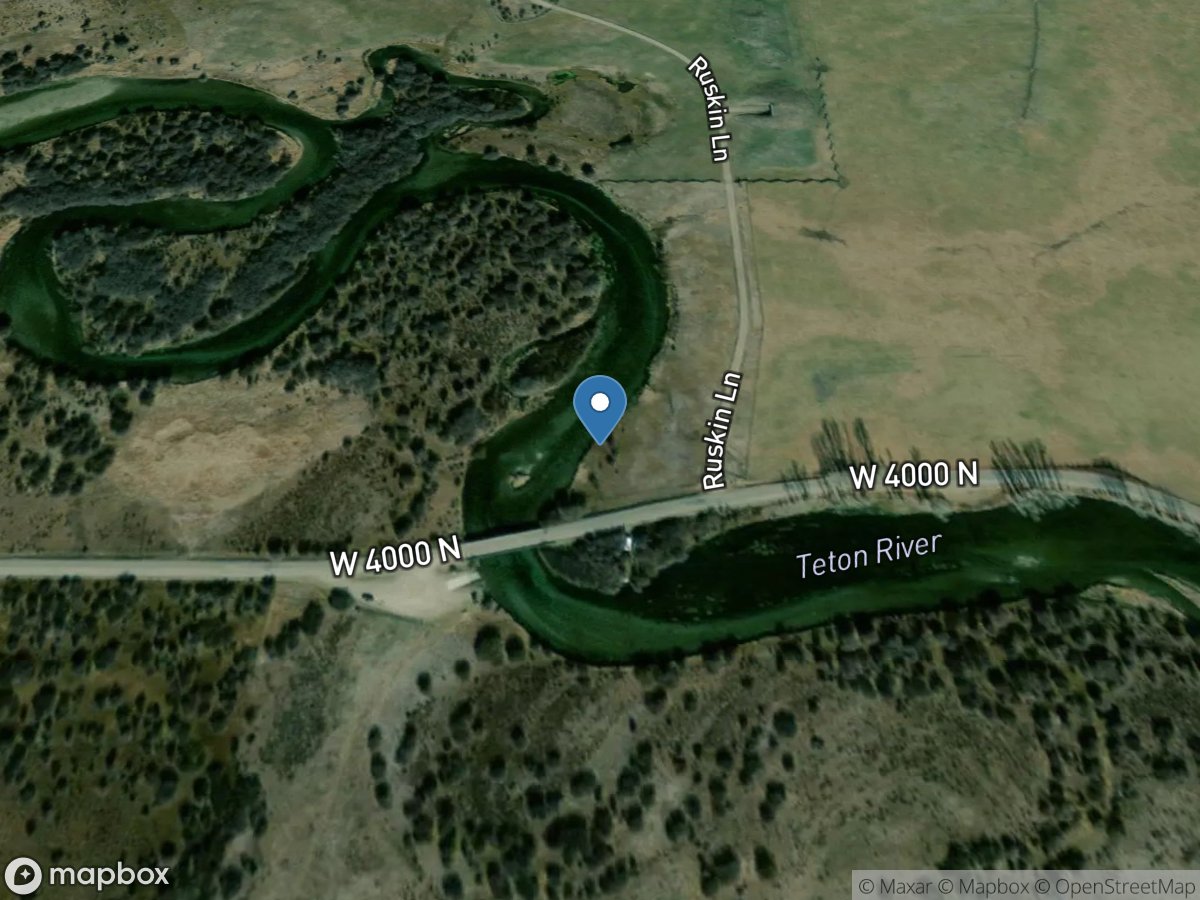 Teton River above South Leigh Creek near Driggs ID location