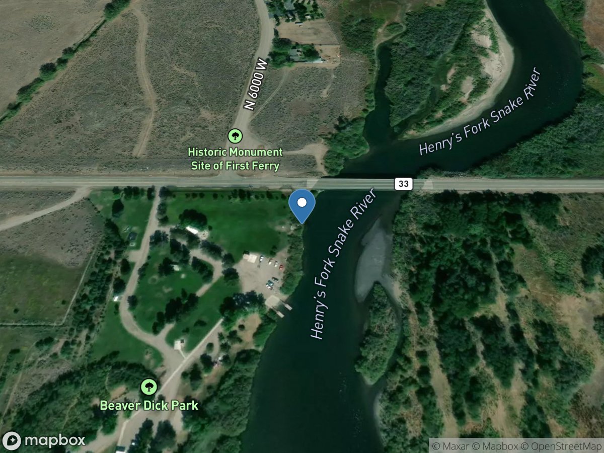 Henrys Fork near Rexburg ID location