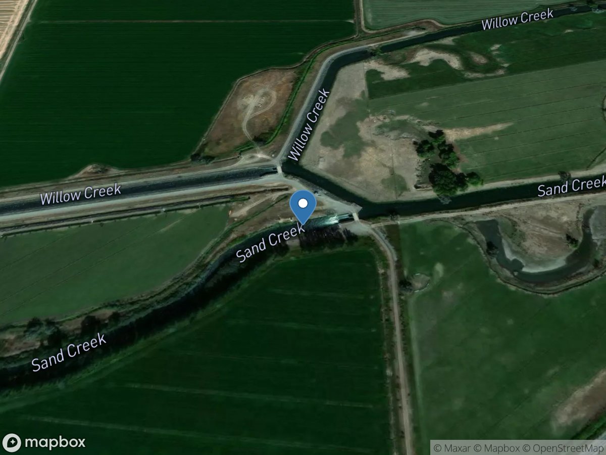 Sand Creek near Ucon ID location