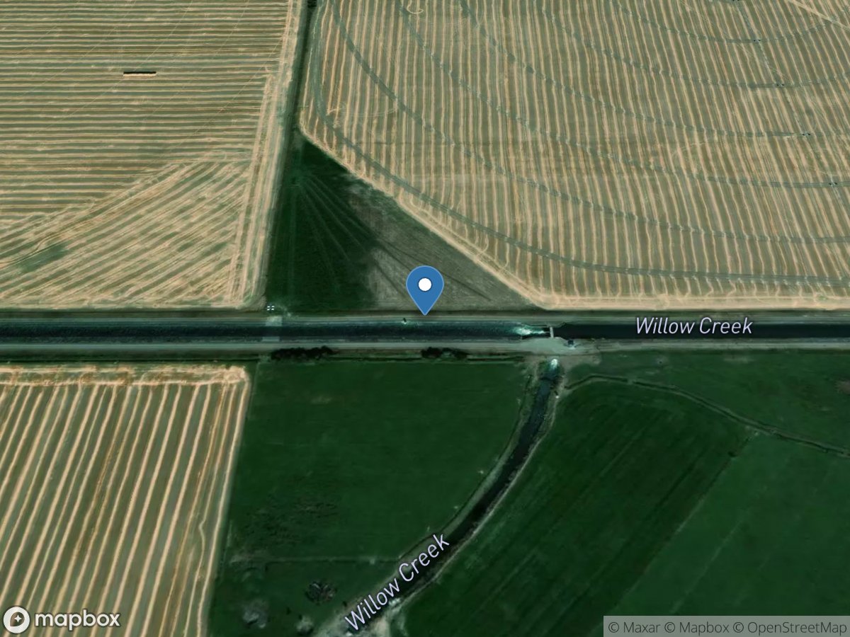 Willow Creek Floodway Channel near Ucon ID location