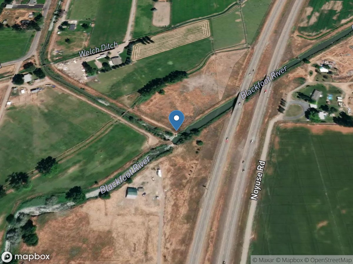 Blackfoot River Bypass near Blackfoot ID location